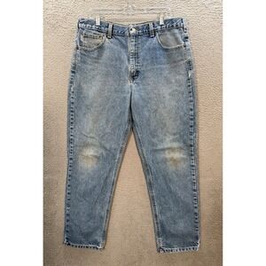 Vintage Carhartt Jeans Mens 38x30 Blue Traditional Fit Workwear Grunge Y2K